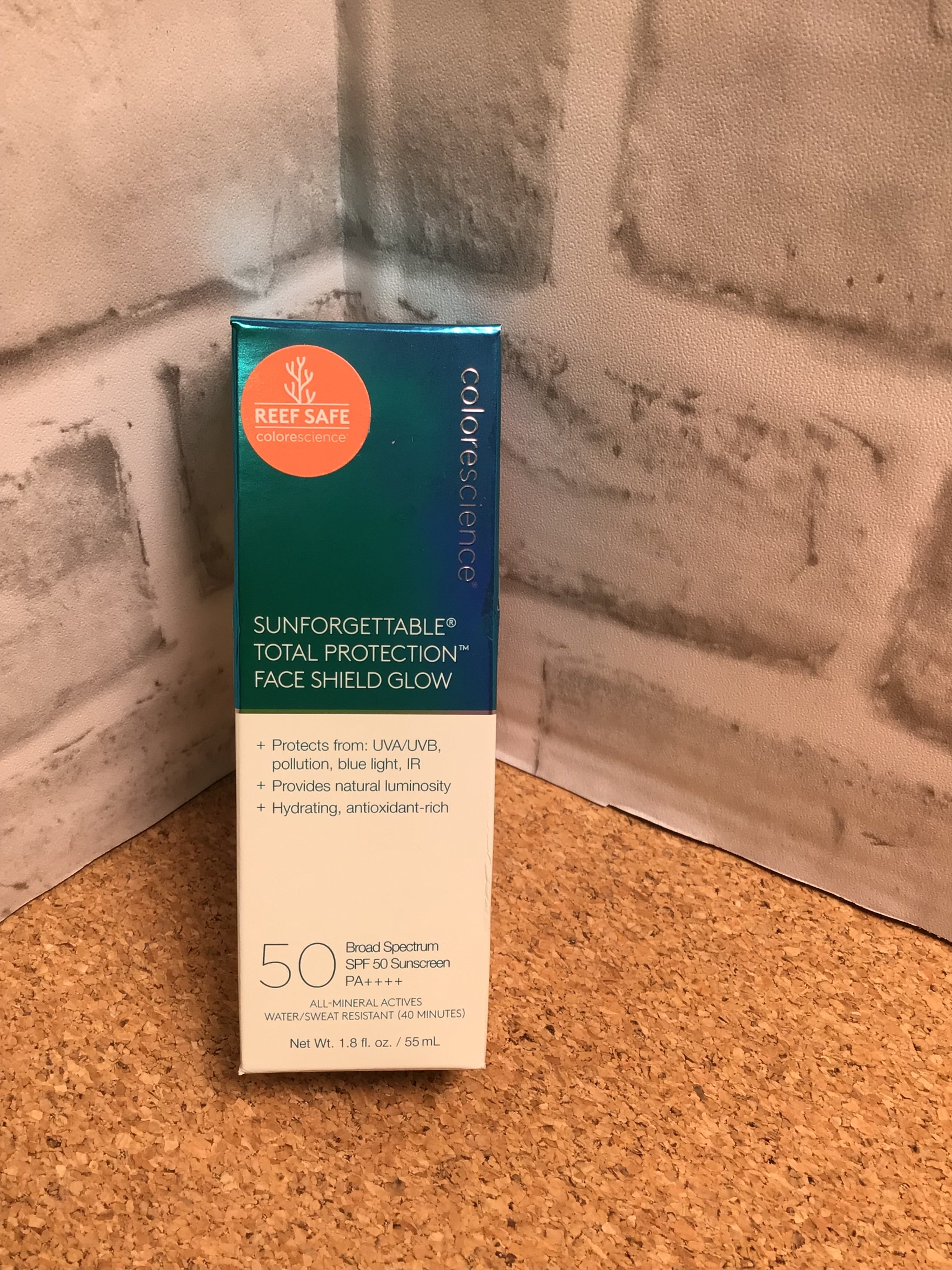 Colorescience Sunforgettable Total Protection Face Shield Glow SPF 50, 1.8 Fl Oz (7760681173230)